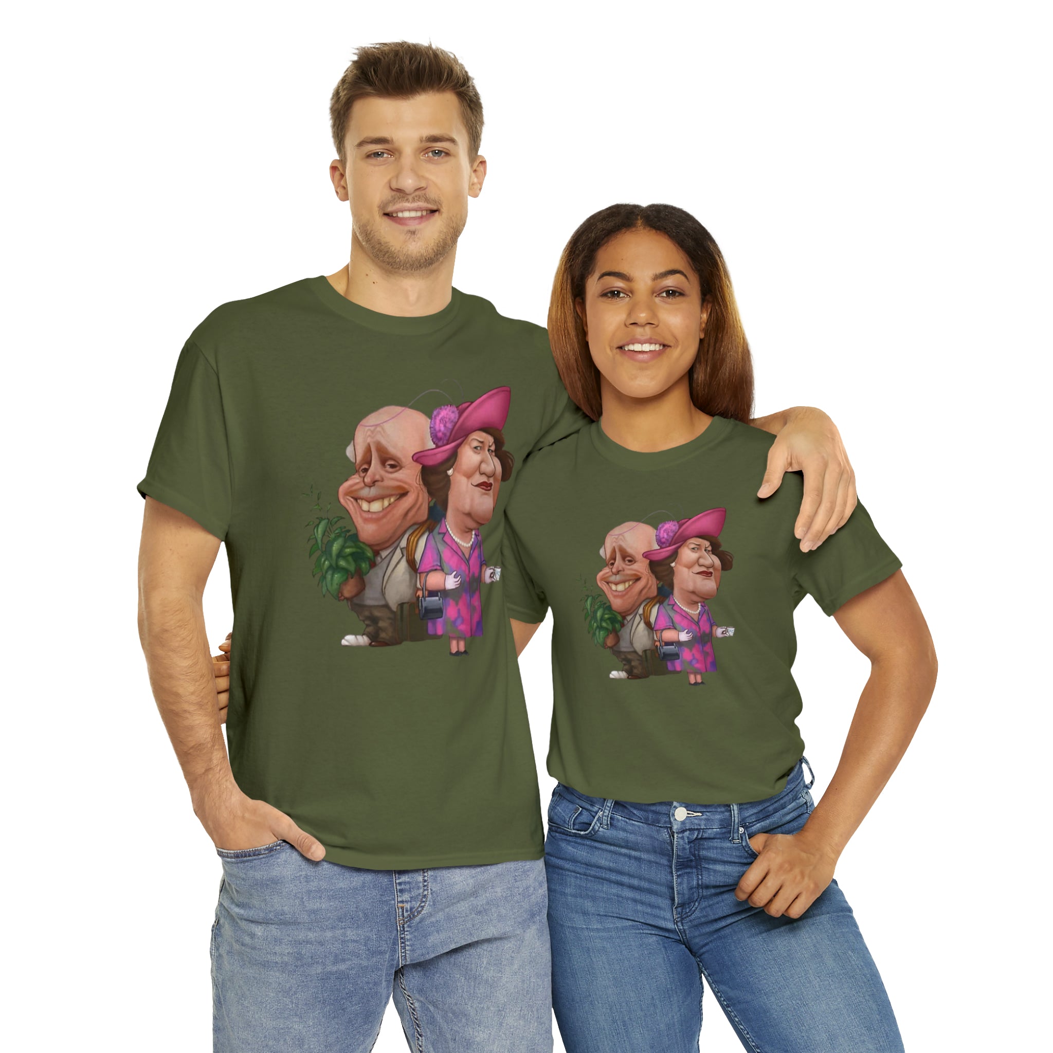 Keeping Up Appearances 90's TV Show-Unisex Heavy Cotton T-Shirt - Creations by Chris and Carlos